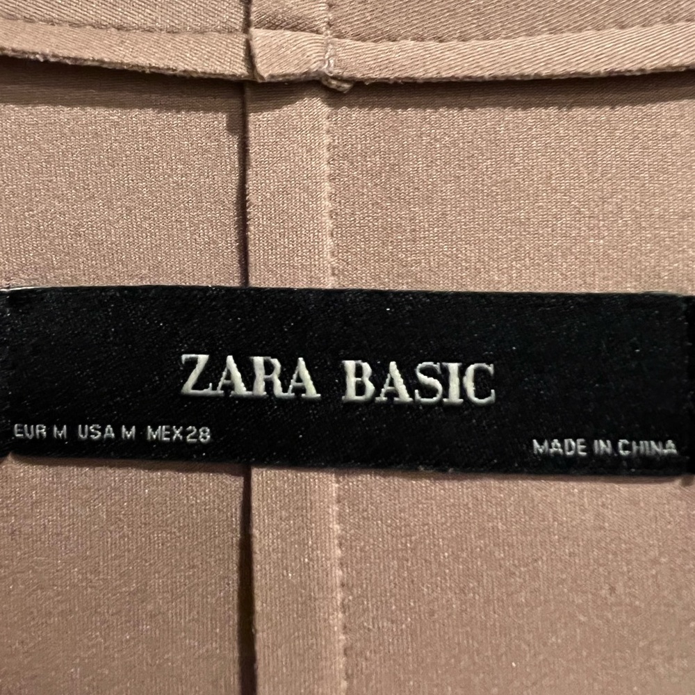Zara Basic Suede Jacket In Size M - image 4